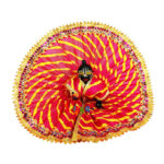 Magenta cotton Lehariya Poshak For Gopala