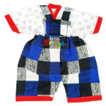 Blue White Check Dangri Suit For Laddu Gopal Ji