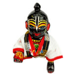 Yellow White Check Dungaree Suit For Laddu Gopal Ji