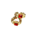 A pair of Red Stone Pearl Kangan for God