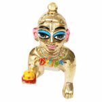 Ashtadhatu SuperFine Blue Eyes Laddu Gopal idol