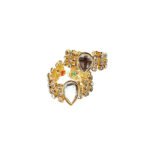 A pair of Beautiful White Heavy Stone Kada for Gopal Ji