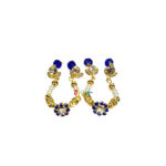 A pair of designer Blue pearl bangle for God