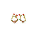 A pair of designer Red pearl bangle for God