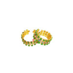 A pair of Green pearl Bracelet for God