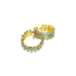 A pair of Skyblue pearl Bracelet for God