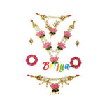 Beautiful Pink White Mala Set For God