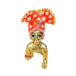 Heavy Stone Orange Pugree for Gopala