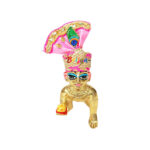 Pink Mor phankh Pugree For Gopal JI