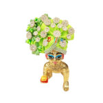 Beautiful Heavy Stone beads Parrot Green Pugree