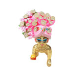 Beautiful Heavy Stone beads Pink Pugree