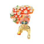 Beautiful Heavy Stone beads Orange Pugree