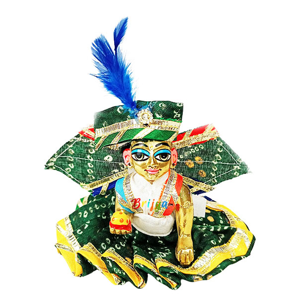 Buy The Holy Mart Multicolor Laddu Gopal Dresses, Ladoo Gopal Dress, Kanha  Ji Dress (Size - 3) Online at Low Prices in India - Amazon.in