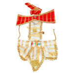 Beautiful Red Golden Sherwani For Laddoo Gopal Ji