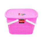 Pink Travelling basket/Tokri For Laddu Gopal ji