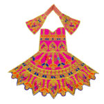 Navratri Special Magenta Jama Poshak for Durga mata