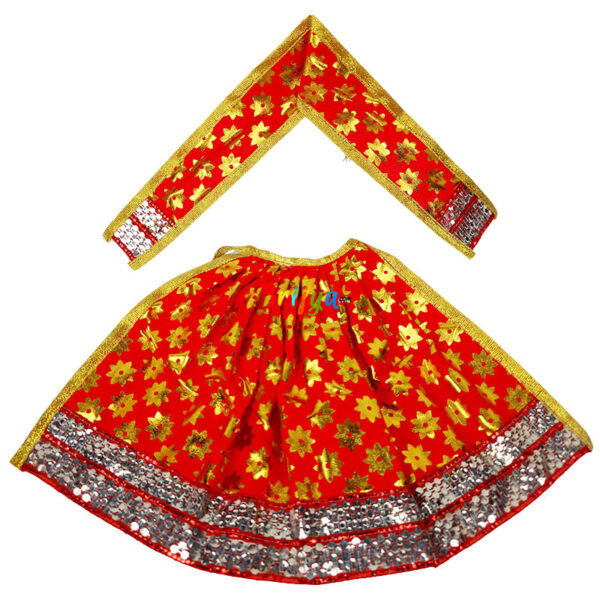 Red Oil Paint Mata Rani Poshak