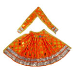 Orange Oil Paint Mata Rani Poshak