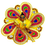 Yellow Resham pearl embroidery Gopalji Poshak