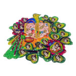 Peach 3d print Gopal ji dress - Image 2