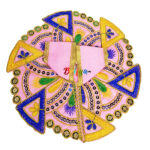 Pink  Resham work embroidery Gopalji Poshak - Image 2