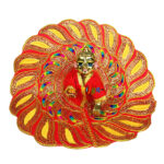 Sequence embroidery Red poshak fo Thakur ji