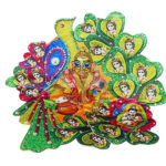 Peach 3d print Gopal ji dress