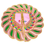 Sequence embroidery Pink poshak for Thakur ji - Image 2