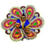 Blue Resham pearl embroidery Gopalji Poshak