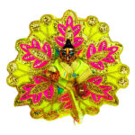 Yellow Resham sequence embroidery Gopalji Poshak