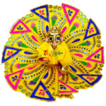 Yellow Resham work embroidery Gopalji Dress