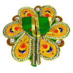 Green Resham pearl embroidery Gopalji Poshak - Image 2