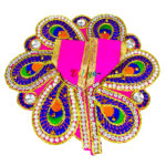 Magenta Resham pearl embroidery Gopalji Poshak - Image 2