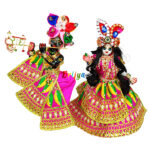 Magenta Heavy Embroidery Jugal Jodi dress