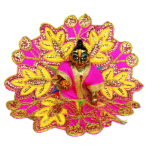 Magenta Resham sequence embroidery Gopalji Poshak