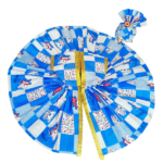 SkyBlue Teddybear print cotton dress with pagdi for Gopala - Image 2