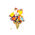 Yellow Multi Tiara Bal gopal Pugdi