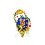 Beautiful blue carry Style heavy stone pagdi