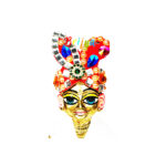 Red Sticky band Mirror stone Pugree for Laddu gopal Ji