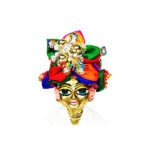 Red Multi Tiara Bal gopal Pugdi