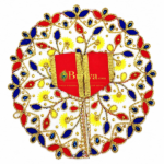 Red heavy hand embroidery bal gopal poshak