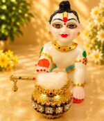 Golden Makhan Matki For Janmastmi (2.5 inch)