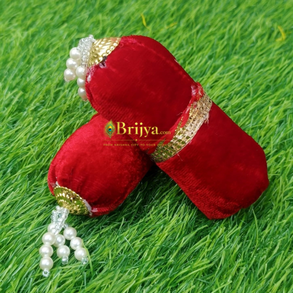 Premium velvet Red Masand For Gopal Ji(4inch)