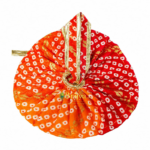 Jaipuri Orange multi laddu Gopal Poshak
