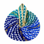 Jaipuri blue multi laddu Gopal Poshak