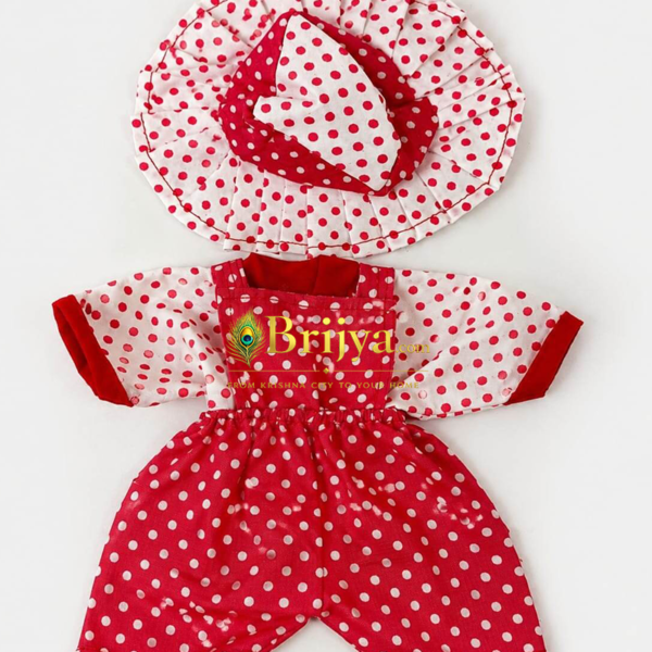 Red Cotton Baba set For Laddoo