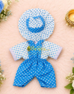 Skyblue Cotton Baba set For Laddoo