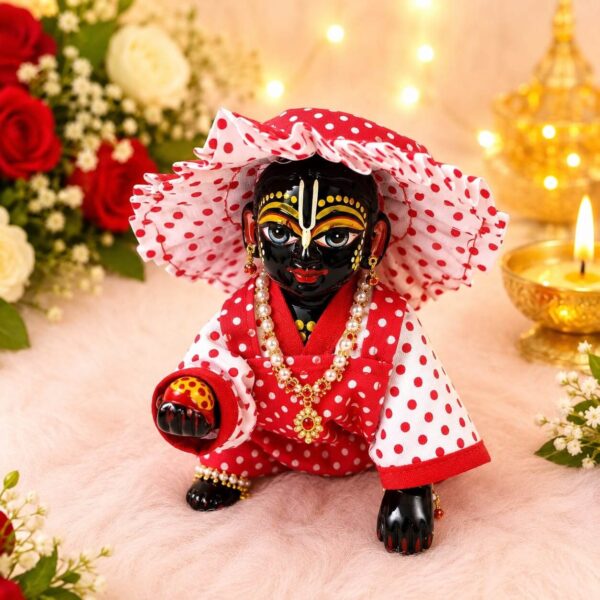 Red Cotton Baba set For Laddoo