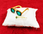 Laddu gopal Green With Stone Royal Glasses (1.5 inch)