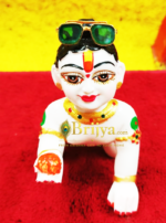 Laddu gopal Green With Stone Royal Glasses (1.5 inch)